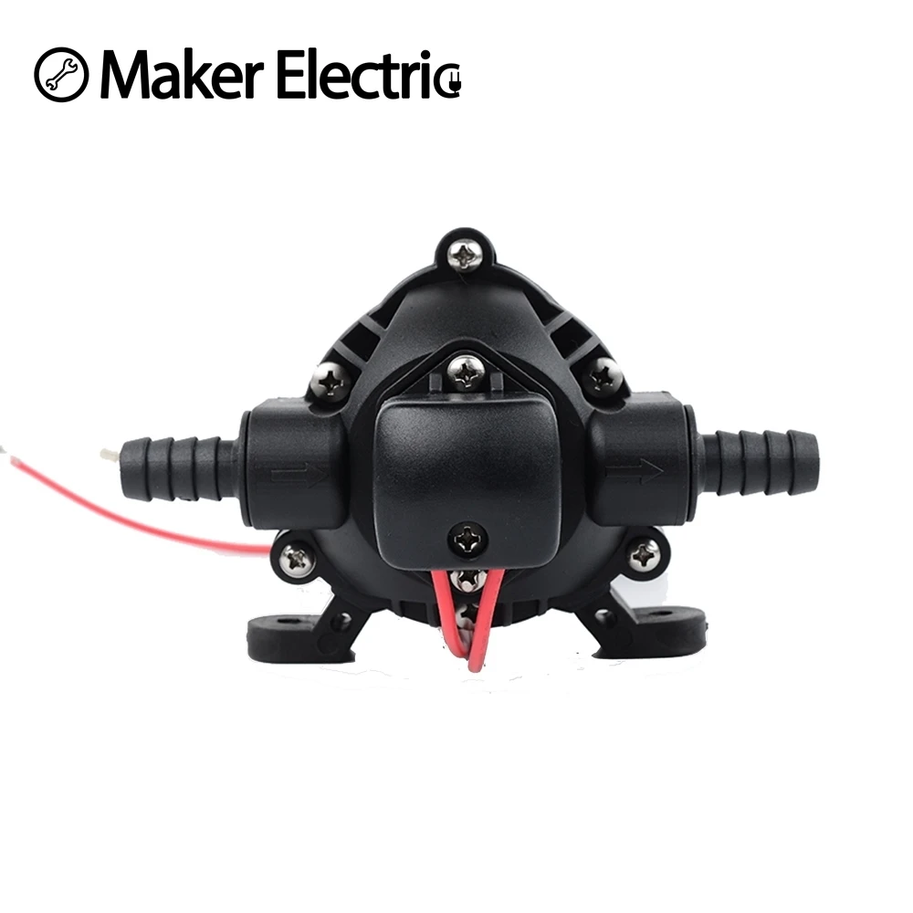 

DP-120 DC 12v DC 114W Lift 70m 120PSI 8.3Bar Electric High Pressure Diaphragm Pump Self-Priming Spray Car Wash Water Purifiers