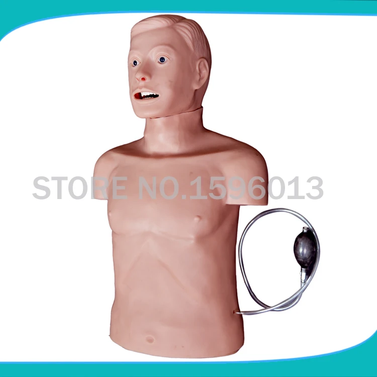 Advanced Half Body CPR and Intubation Training Manikin,Adult CPR and Airway Manikin