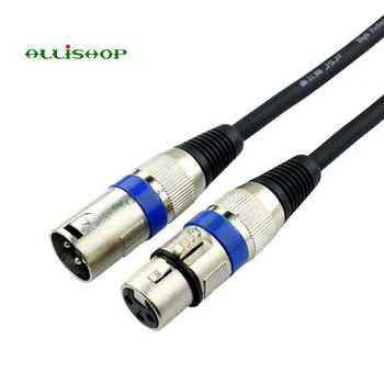 

XLR 3 Pin Cable Male to Female M / F Audio Cable For Microphone Speakers and Pro Devices Mixer TPE Material+OFC Copper 0.5M-30M