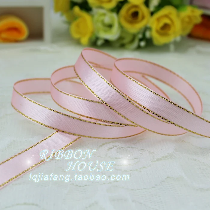 Красивая розовая шелковая атласная лента, свадебная декоративная подарочная упаковка, аксессуары, ручной работы, подарочная упаковка, принадлежности для скрапбукинга