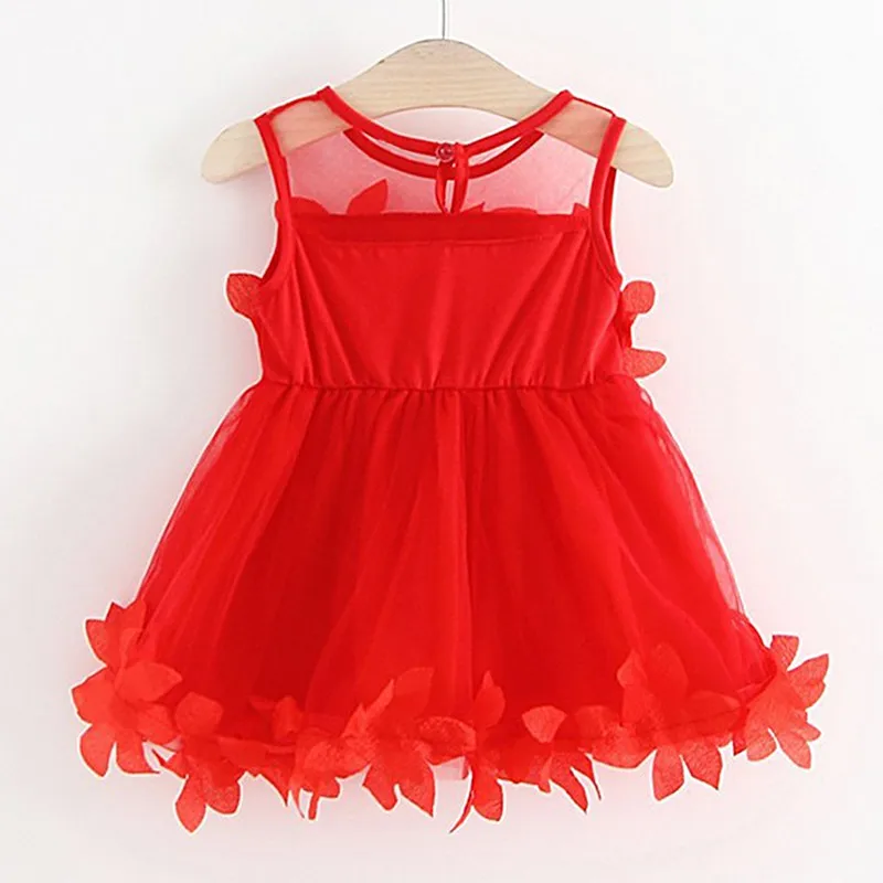 Новое милое платье принцессы, одежда для маленьких девочек, нарядные платья на свадьбу, детская одежда, розовая аппликация