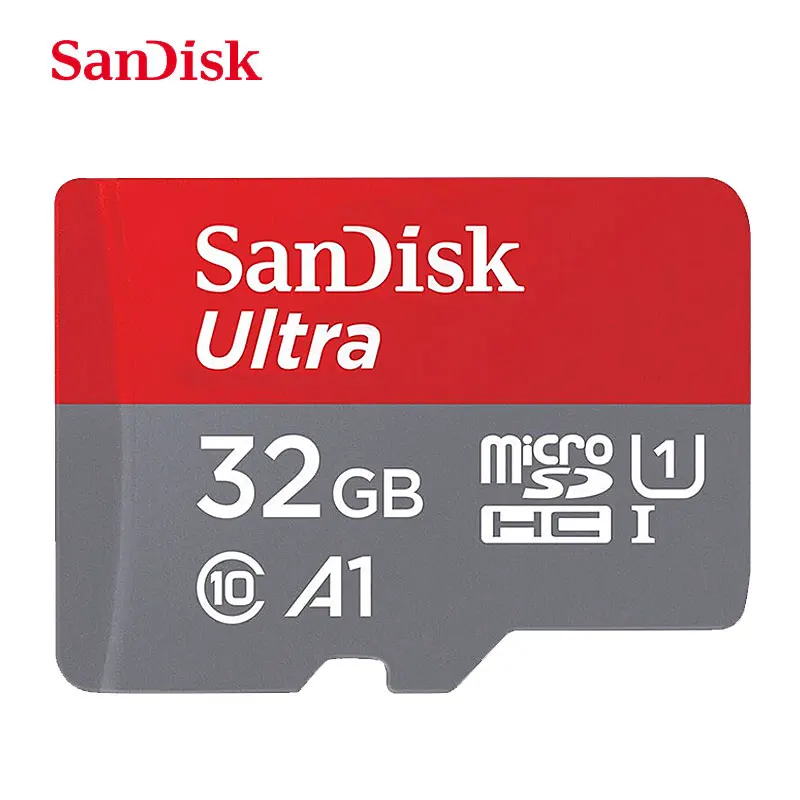 Карта памяти SanDisk, 64 ГБ, 32 ГБ, Micro SD карта, класс 10, 16 ГБ, 128 ГБ, 200 ГБ, 256 ГБ, Ultra A1, SDHC/SDXC, UHS-I, 98 МБ/s-100MB/s, tf-карты