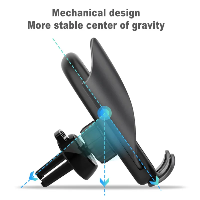 Универсальный автомобильный держатель для телефона гравитационный автомобиль вентиляционное отверстие крепление в автомобиль для IphoneX 8 Xiaomi телефон один с ручным управлением Телефон Стенд кронштейн