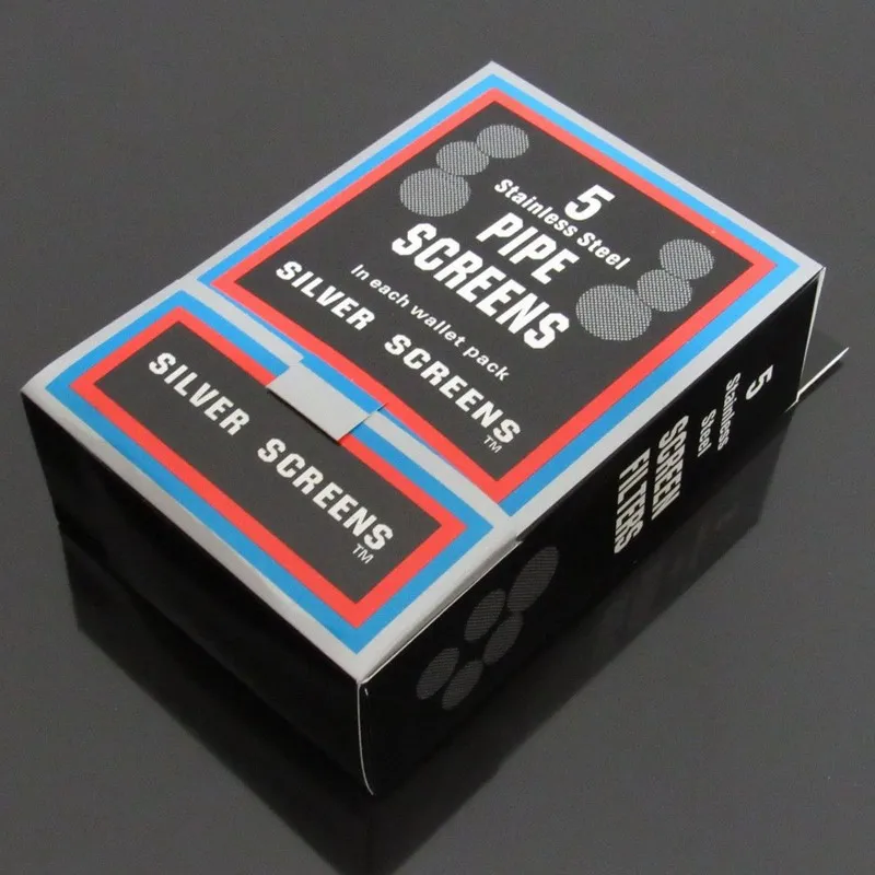 Upscale-100Pieces-20Packs-Silver-Hookah-weed-pipe-fittings-3-4-Pipe-Metal-Filters-Tobacco-Smoking-Pipe