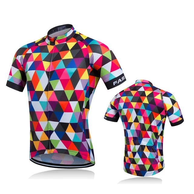 2017 Maillot de velo Ciclismo Short Sleeve Jersey MX Mountain MTB Riding Clothes Top Cycling Shirts Pockets Bike Wear | Спорт и