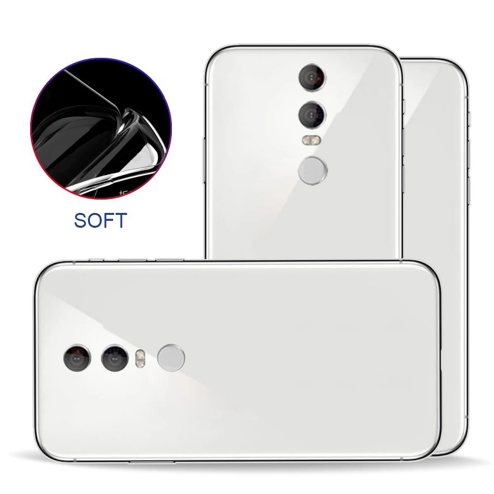 Ультратонкий прозрачный силиконовый чехол для HTC U12plus с пылезащитной заглушкой |