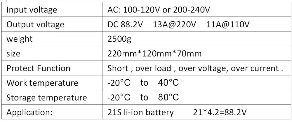 88,2 V 13A зарядное устройство для 21 S lipo/литий-полимерный/литий-ионный аккумулятор с поддержкой интеллектуального зарядного устройства CC/CV режим 4,2 V* 21 = 88,2 V