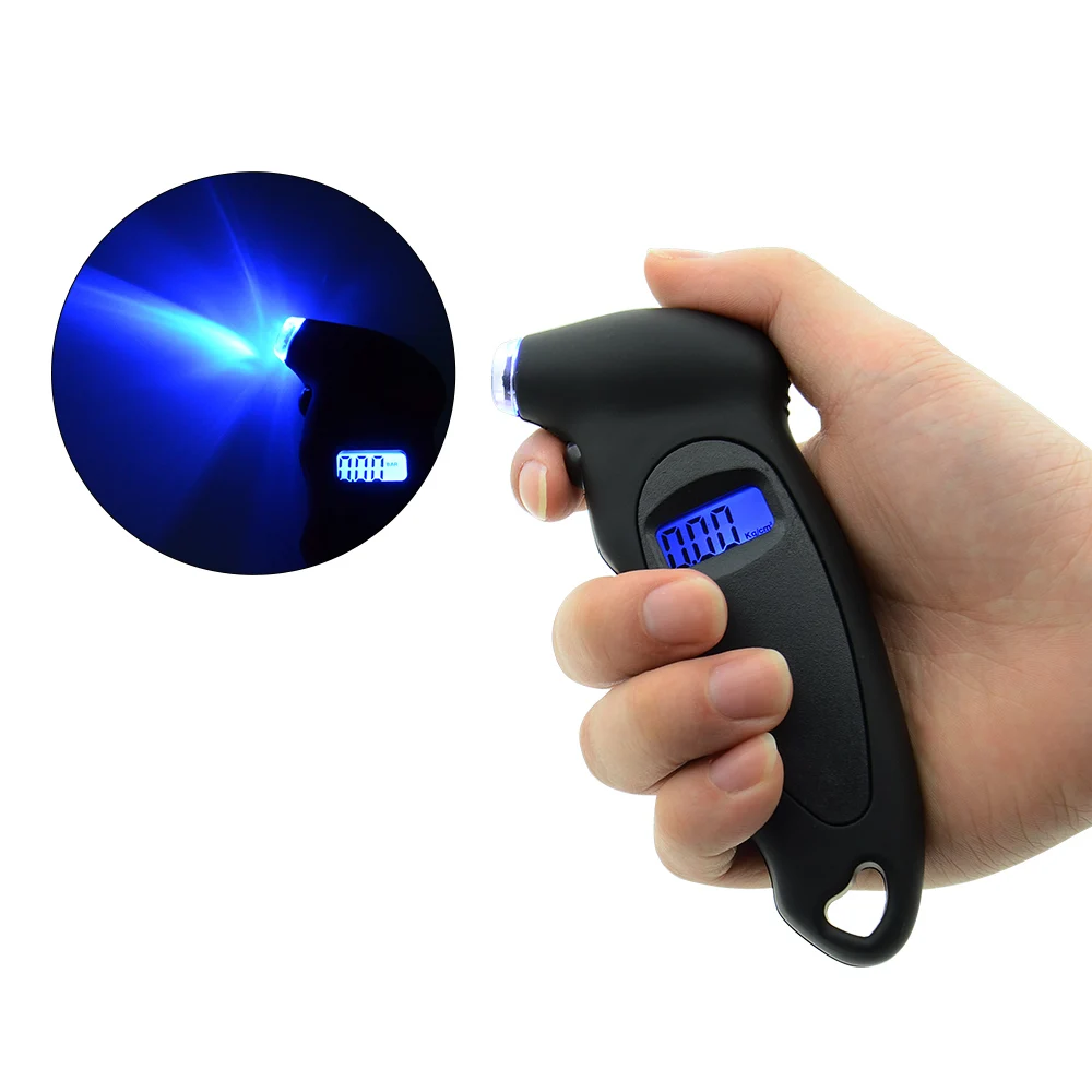 

Mini Keychain Portable Digital LCD 2-150 PSI Tire Tyre Wheel Type Pressure Gauge Tester Procession Tool Tire Pressure Monitor
