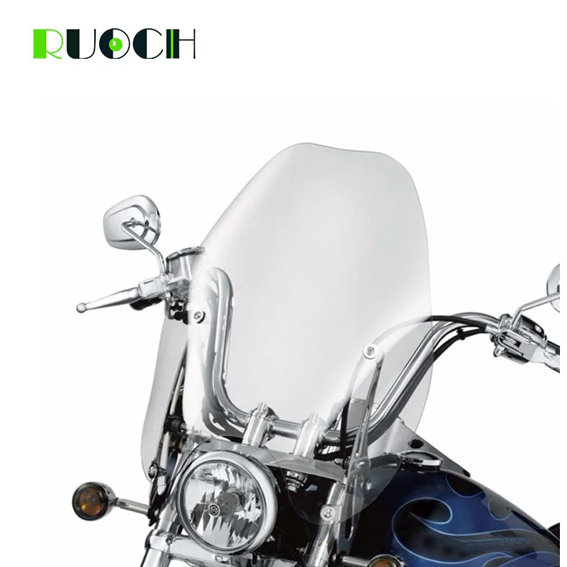 

Motorcycle Windshield 39mm Clamps Windscreen Deflects Brackets For Harley Sportster XL883 1986-2010 XL1200 1988-2011