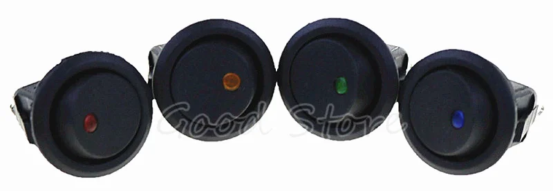 4Stks Mini 12mm Waterproof Momentary ON/OFF Push Button Round Switch 