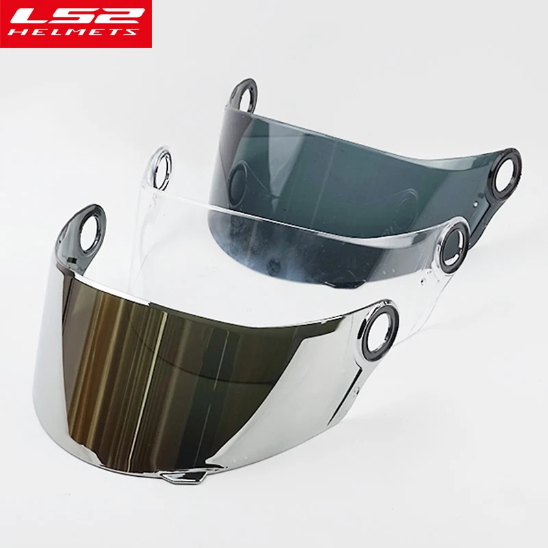 For LS2 FF358 FF396 full face Helmet visor Glass replacement shield for LS2 ff358 Multicolor external