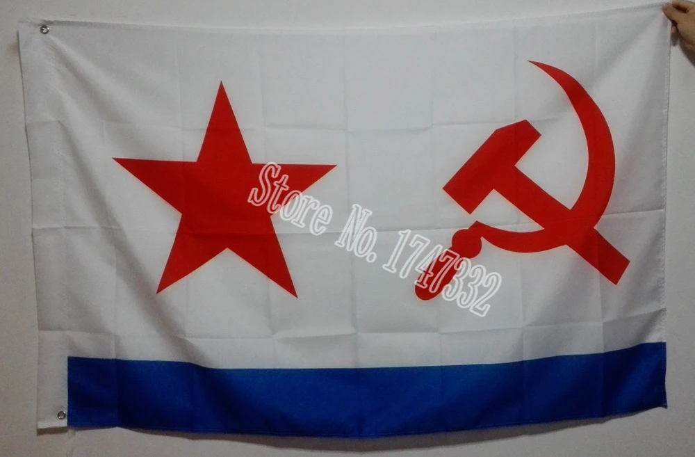 Флаг советских военных сил СССР флаг ВМС Лидер продаж товары 3X5 футов 150X90 см Баннер латунные металлические отверстия