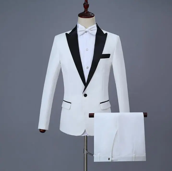 white blazer mens outfit