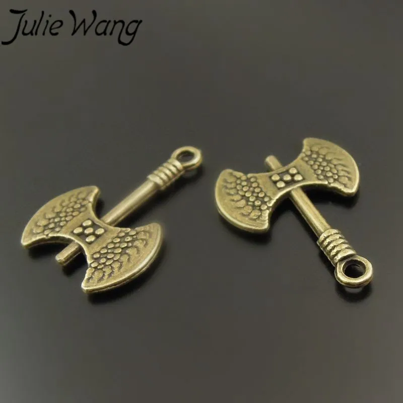 Julie Wang 70 Строительная подвеска старинный Бронзовый воин сильный мужчина