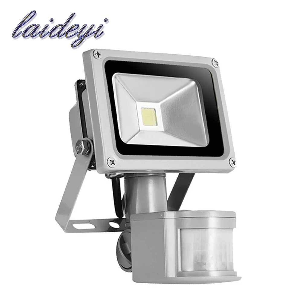 

2pcs 10W sensor COB flood light searchlight with motion sensor PIR flood led lamp LED street light projector led floodlight