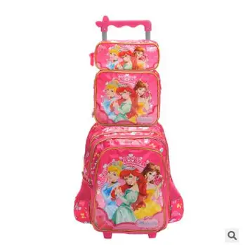 

Children backpack with Wheels kids Trolley Bags For School Rolling backpack Bag For girl boy Travel Trolley luggage Backpack bag