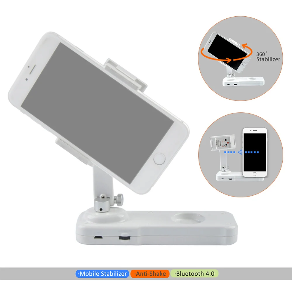 

2-Axis Smartphone Handheld Stabilizer Mobile Phone Brushless Gimbal with Bluetooth for iPhone for Samsung for Xiaomi for Huawei