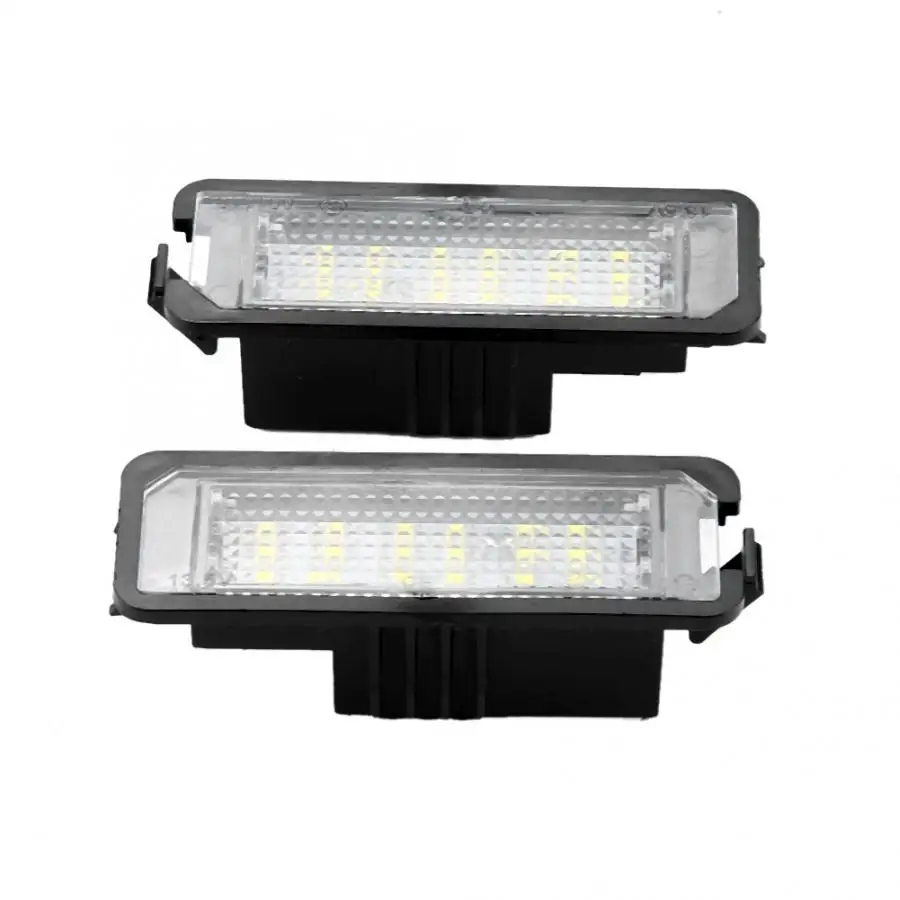 1 пара светодиодных автомобильных ламп для номерного знака Для GOLF4 GOLF5 GOLF6 GOLF7 Skoda