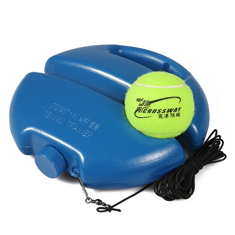 Heavy Duty Tennis Training Aids Tool With Elastic Rope Ball Practice