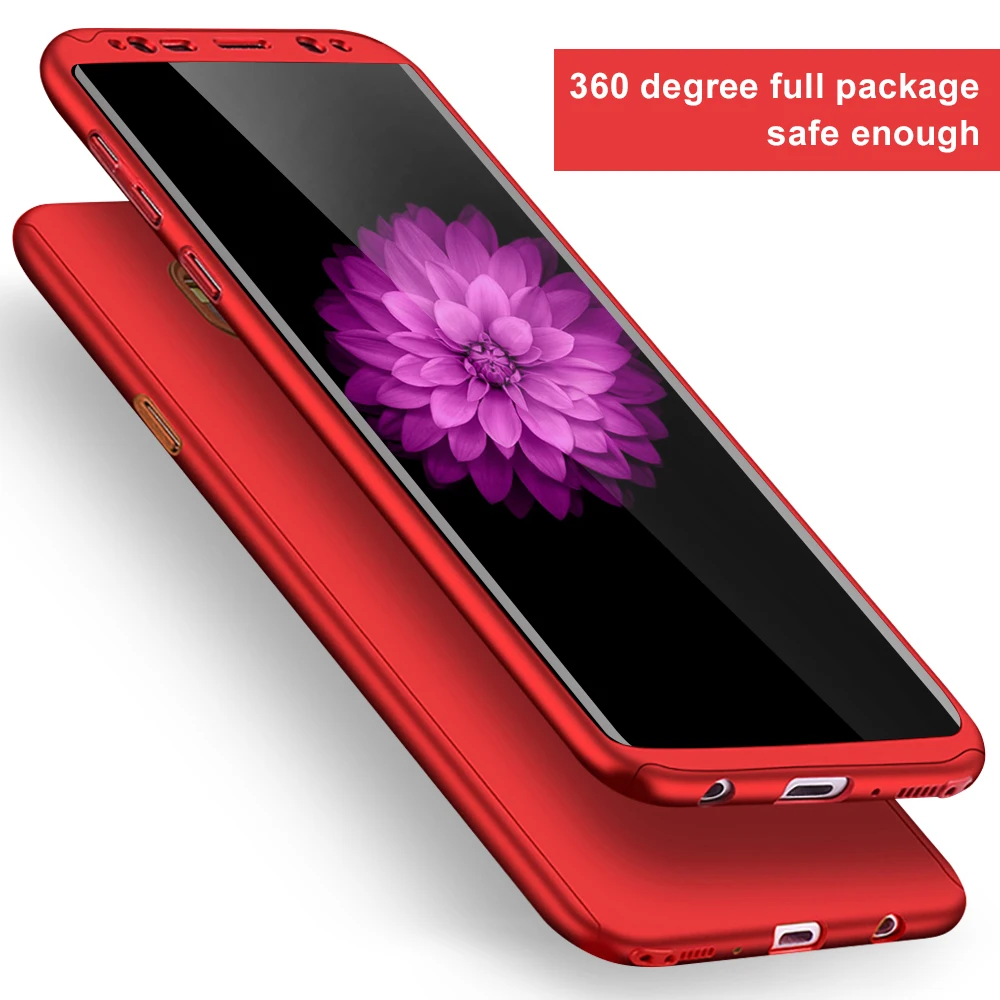360 Degree Full Case For Samsung galaxy A5 2017 case j5 Tempered Glass Phone Cover S8 Plus S9 Note 8 |