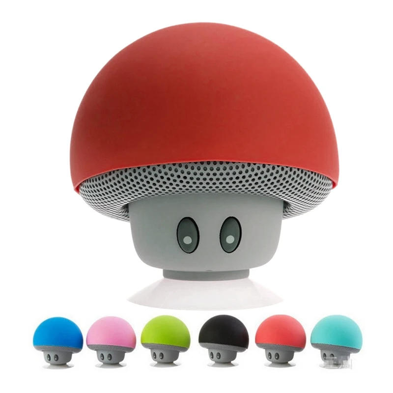 Мини-гриб Беспроводной Bluetooth Динамик открытый Портативный Водонепроницаемый душ