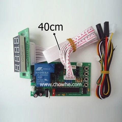 Placa de Controle Alimentação para Arcada Cronometragem Temporizador Fonte Máquina Lavar Roupa Cadeiras Massagem Armários Jogo Jy-15b