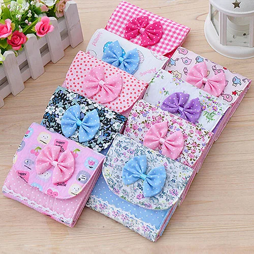NUOVO Bowknot Tovagliolo Tovagliolo Sanitario Pad Titolare Della Borsa di Caso F NUOVO Bowknot Tovagliolo Tovagliolo Sanitario Pad Titolare Della Borsa di Caso F