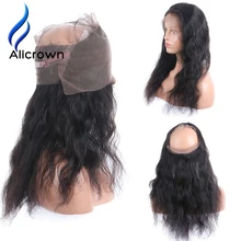 360 Lace Frontal Full Lace Band Frontal Brazilian Virgin Hair Body Wave Natural Hairline 360 Lace Frontal Closure With Baby Hair