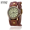 CCQ Brand Vintage Leather Bracelet Watch Antique Bronze Dial Women Wrist Watch Quartz Watch Relojes Mujer Drop Shipping 1391 ► Photo 1/6