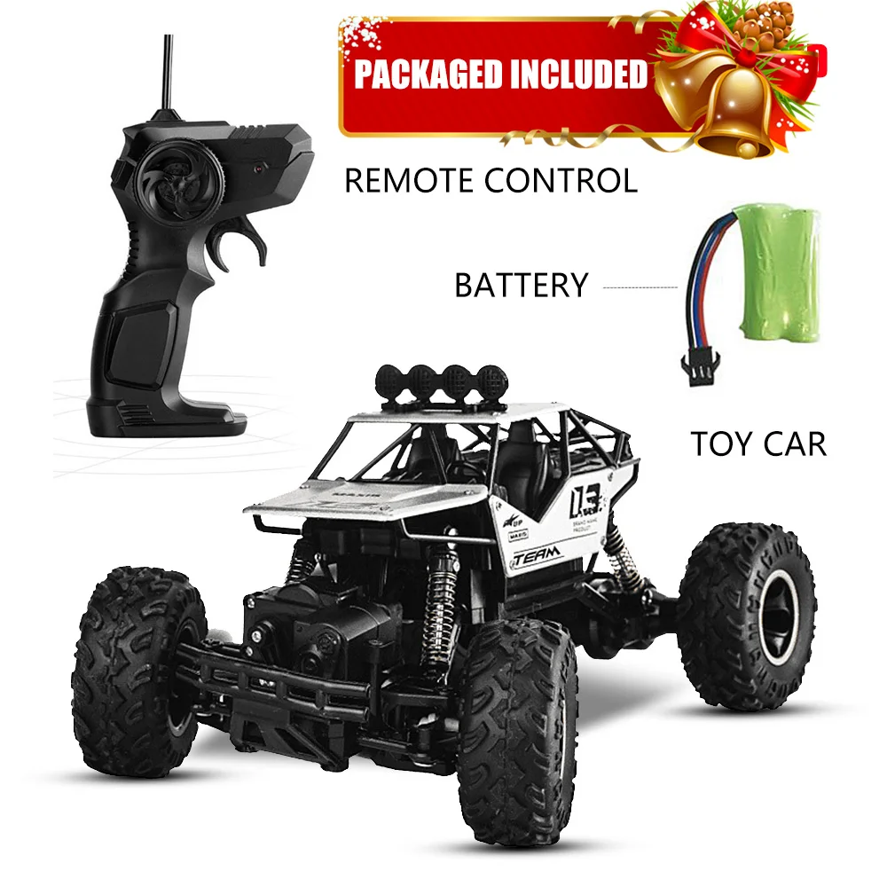 Радиоуправляемый автомобиль Рождественский подарок 1/16 4WD Rock Crawlers 4x4 вождение автомобиля двойной двигатель привод Радиоуправляемый пульт дистанционного управления модель автомобиля игрушка