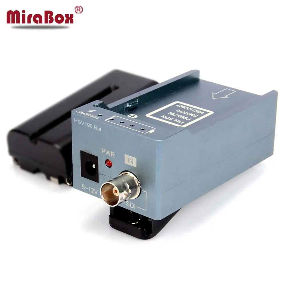 MiraBox HSV190Bat SDI HDMI аккумулятор в адаптер SD/HD SDI/3G мультимедиа 1080p HD видео конвертер