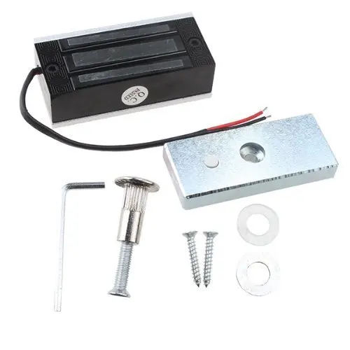 

12Vdc 60kg 130LBs Holding Force Electric Magnetic Lock for Door Access Control System Electromagnet Mini Maglock