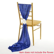 Новое блестящее свадебное кресло створки 30*275 см вышитое плотное блестящее кресло лента для свадьбы стул chiavari для вечеринок украшение