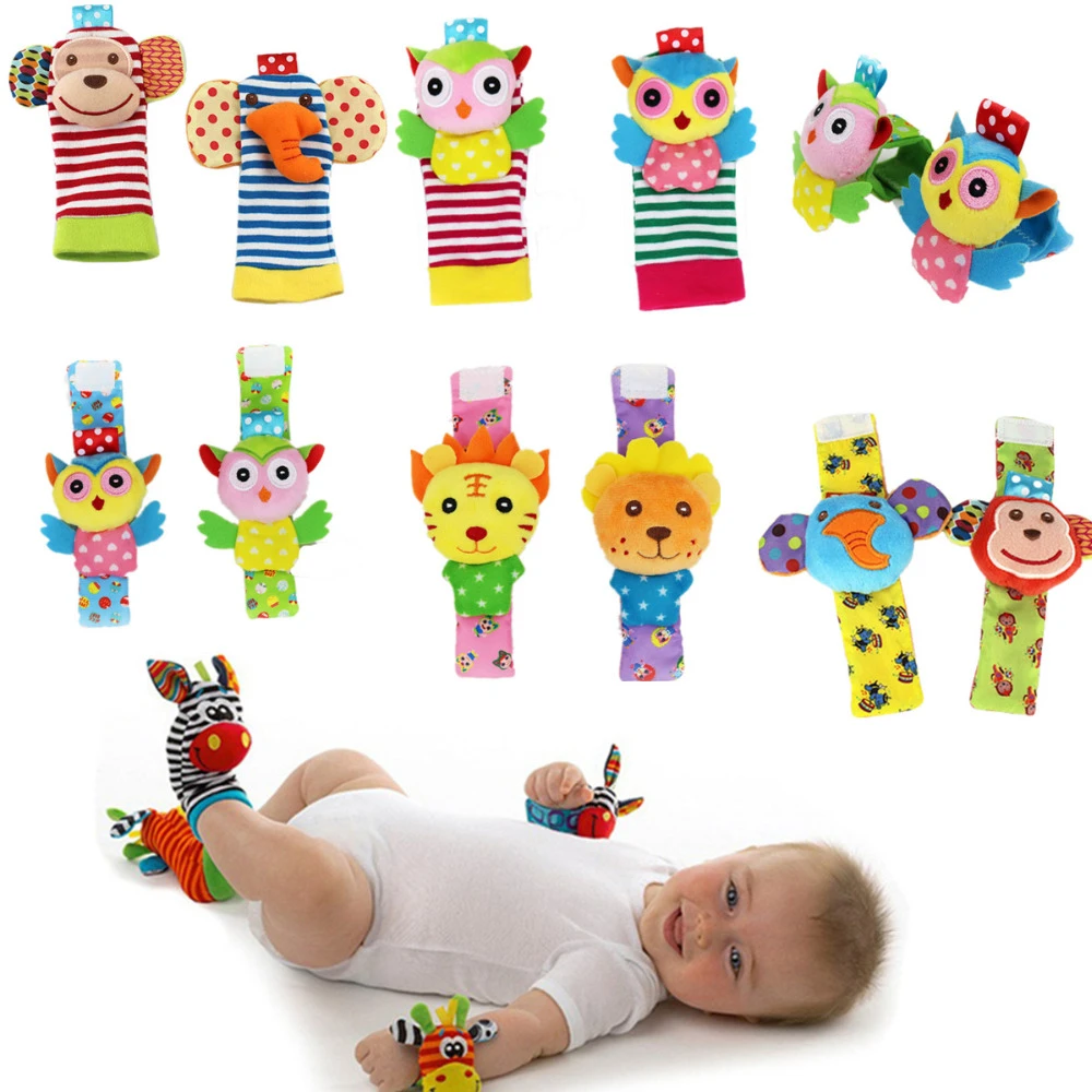 baby foot rattles