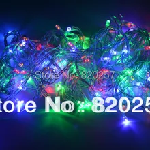 Партия из 2 предметов светодиодные гирлянды на расстоянии до 20 м 200 светодиодов декоративные рождественские фонарики AC220V с контроллером и штепсельная вилка