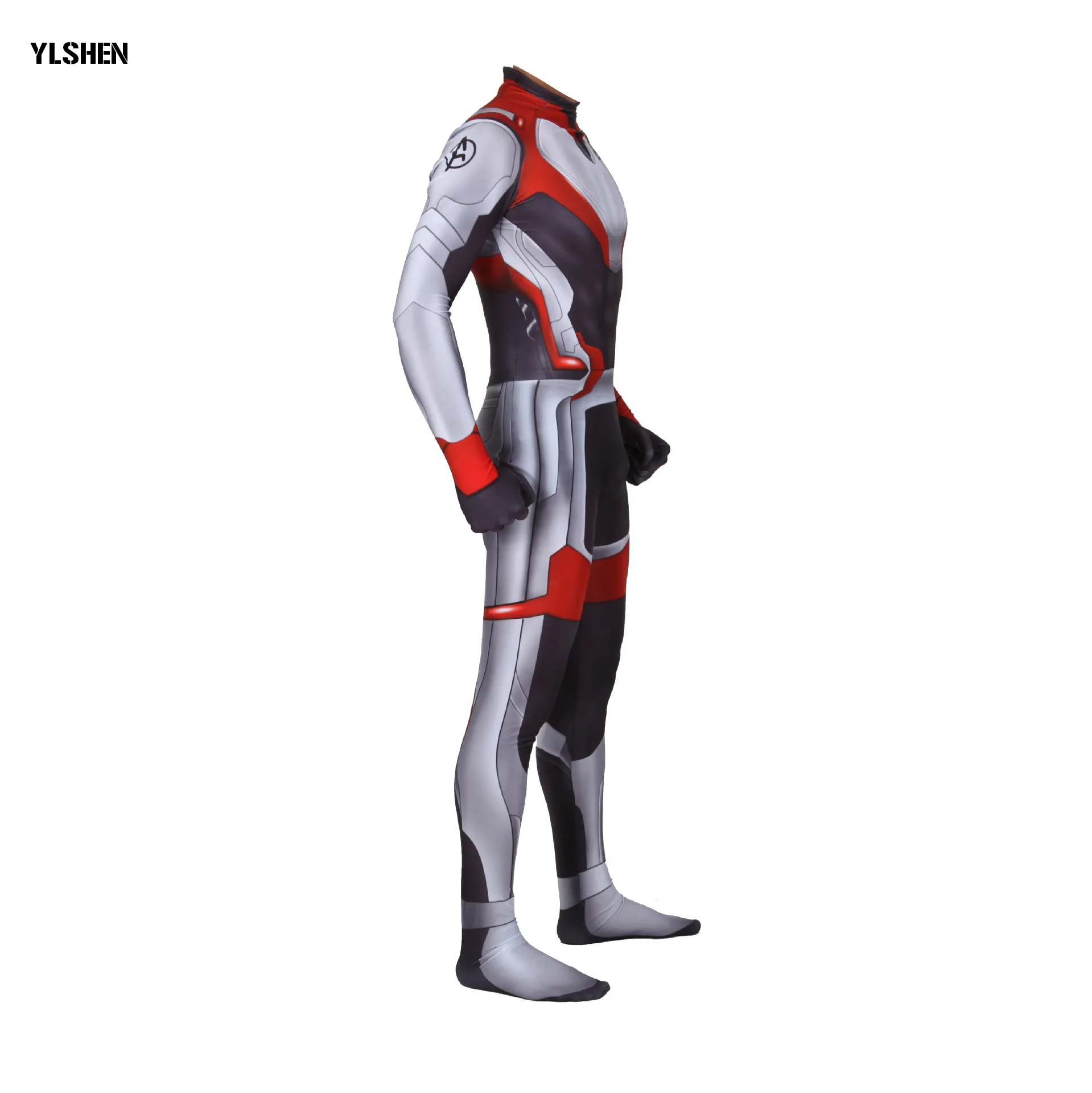Free Customize Avengers Endgame Quantum Realm Jumpsuits Cosplay Costume High Quality Spandex Cosplay Women Kids Adult Bodysuit