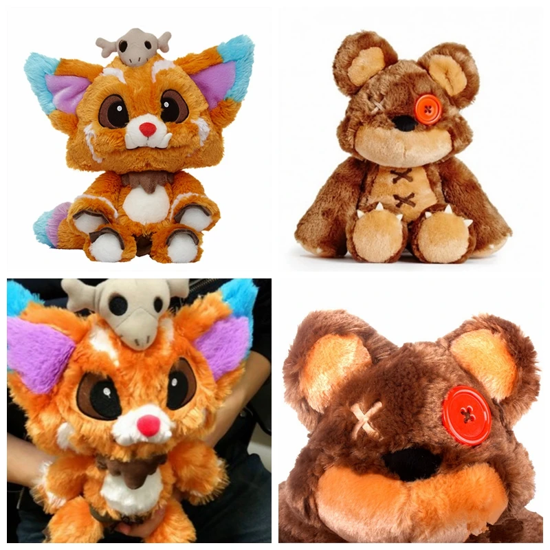 LOL Gnar Bear Plush dolls World Championship lol The Missing Link Soft Stuffed Annie s Bear