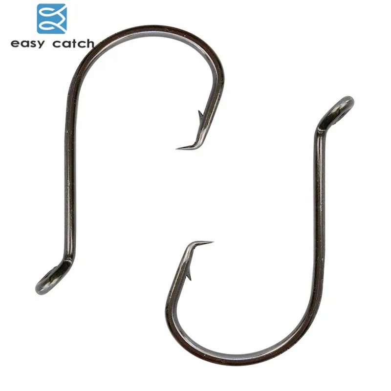 Easy Catch 200 шт. Φ офсетная Спортивная круглая приманка из углеродистой стали снасти