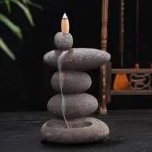 Традиционный керамический обратный поток держатель для благовоний дым водопад курильница Керамическая курильница Quemador De Incienso Декор для дома и офиса