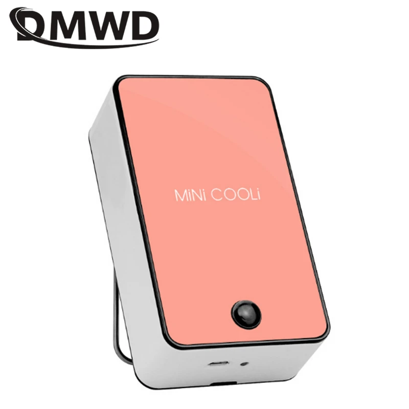 Мини вентилятор DMWD Карманный с USB зарядкой и вентилятором для кондиционирования