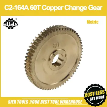 

Free Shipping!/C2-164A 60T Copper Change Gear/SIEG C2/C3 M1 60T Change Gear/Metric Type