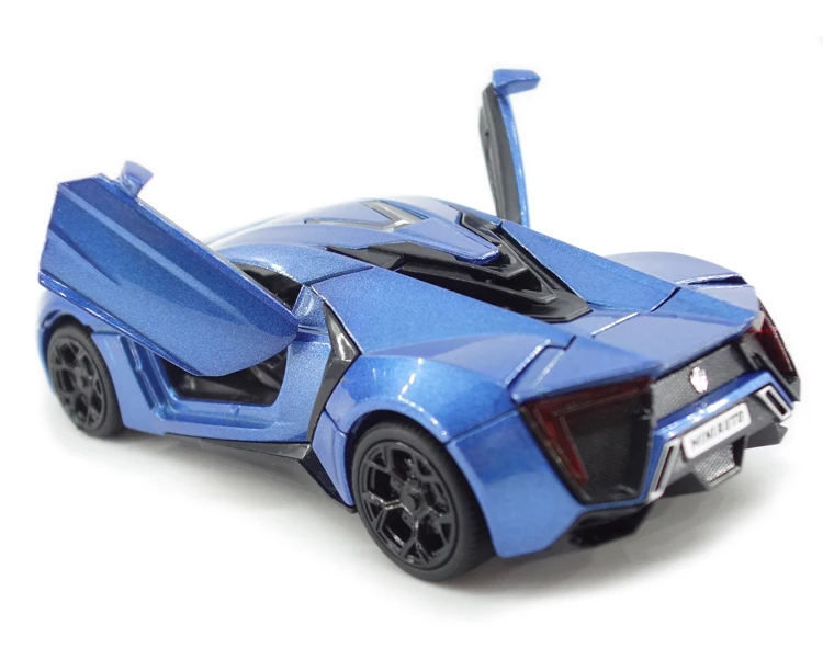 Сплав Lykan Hypersport металлические модели спортивный автомобиль коллекция Brinquedos детские игрушки для мальчиков подарок Diecasts& Toy