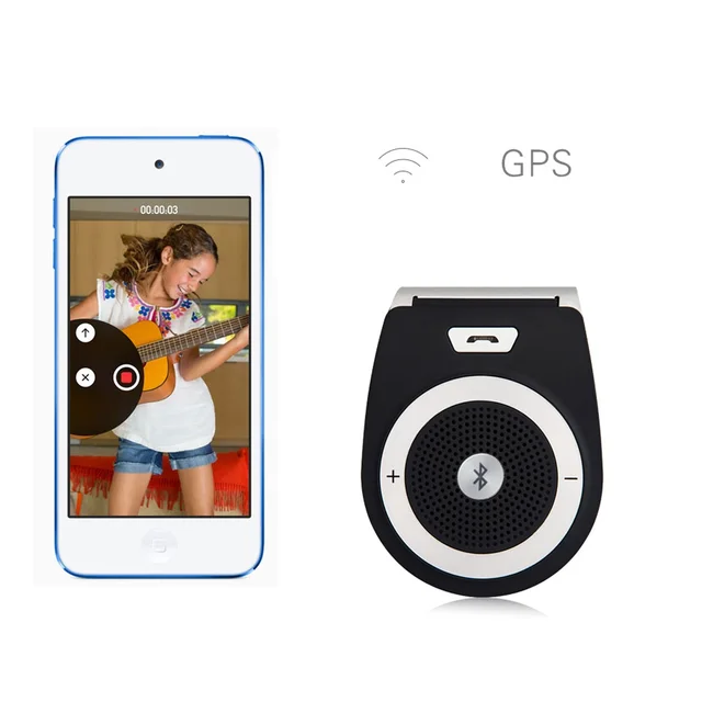 New Car Bluetooth Kit T821 Handsfree Speaker Phone Support