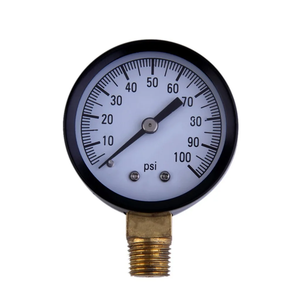 1pcs Simmons 1305 0 100 PSI 1/4" Well Pump Water Pressure Gauge TS50