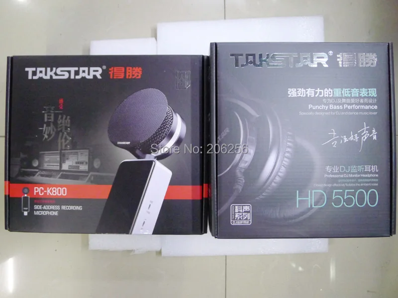 Студийный конденсаторный микрофон Takstar для записи и монитора HD5500 комплект