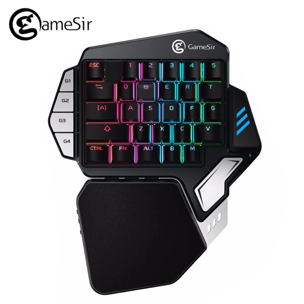 

GameSir Z1 Gaming Keypad One-handed Cherry MX Red Switch Keyboard Mechanical Red Axis BattleDock Gaming keyboard For FPS Game