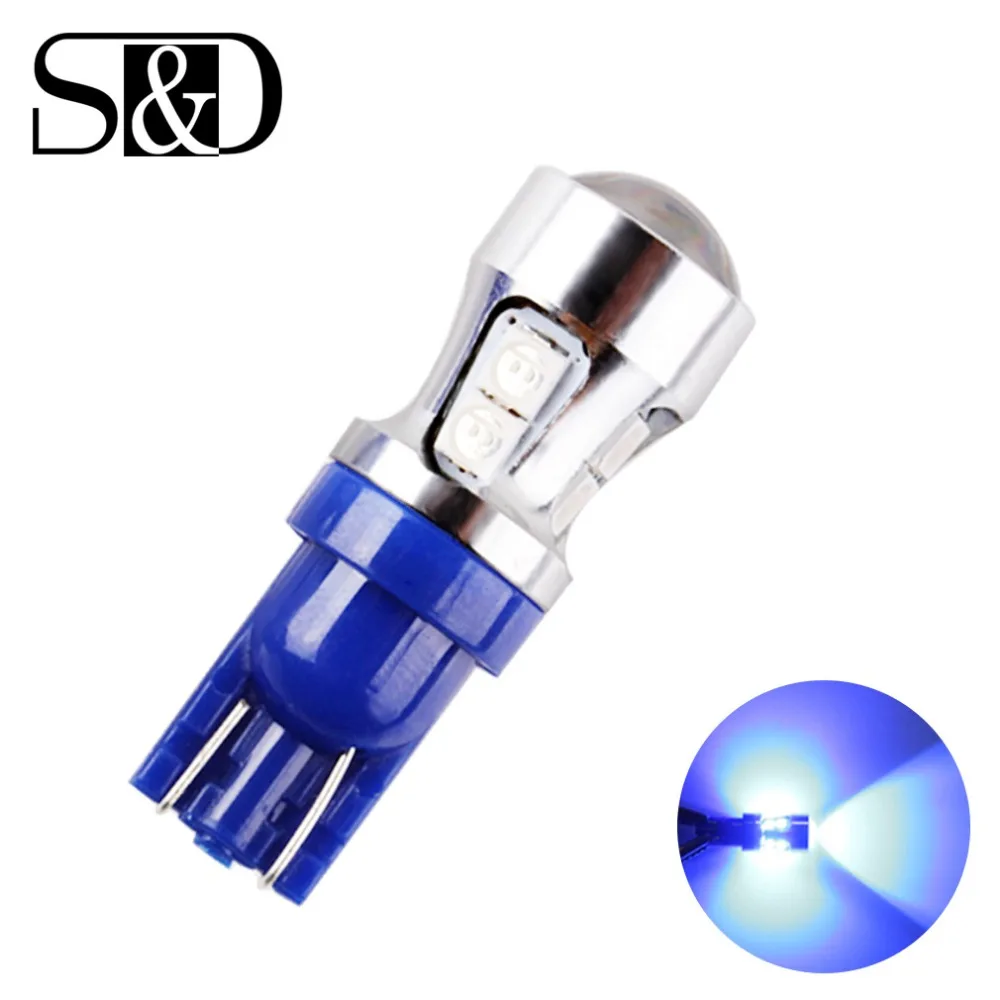 

T10 Blue Canbus OBC Error Free Bulbs DRL Interior Emitter LED 194 W5W Car lamps External 10-SMD 3030 12V Auto Lights