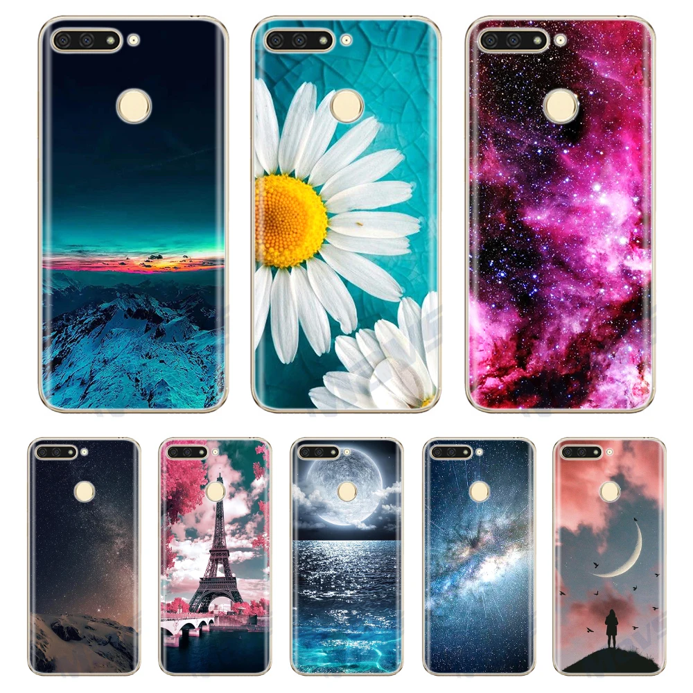 

Silicone Case for Huawei AUM-L29 Honor 7a Pro 5.7 Inch Case Soft TPU Phone Back Cover for Huawei Honor7A Pro AUM-L29 7a DUA-L22