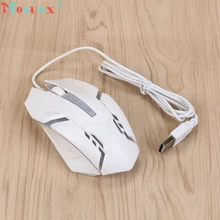 X7 For PC Laptop 1600 DPI USB Wired Optical Gaming Mice Luminous Mouses _KXL0224 computer accessories