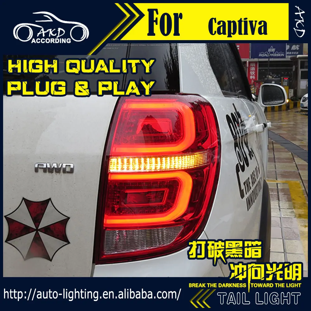

AKD Car Styling Tail Lamp for Chevrolet Captiva Tail Lights 2008-2016 LED Tail Light Signal LED DRL Stop Rear Lamp Accessories